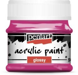 Pentart Fényes akrilfesték 50 ml magenta