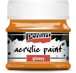 Pentart Fényes akrilfesték 50 ml narancs