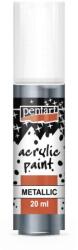 Pentart Metál akrilfesték 20 ml csillogó kék