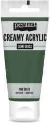 Pentart Krémes akrilfesték selyemfényű 60 ml fenyőzöld