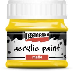 Pentart Matt akrilfesték 50 ml napsárga