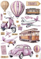 Stamperia A4 rizspapír csom. - Transports