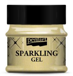 Pentart Csillogó gél 50 ml átlátszó ezüst
