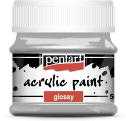 Pentart Fényes akrilfesték 50 ml szürke