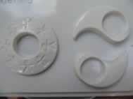 Penta collection Gipszkiöntő forma, normál - Yin-Yang mécsestartó