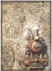 Stamperia A4 rizspapír csom. - Sir Vagabond in Fantasy World train