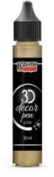 Pentart 3D dekortoll csillogó 30 ml arany
