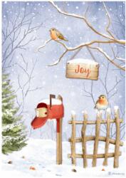Stamperia A4 rizspapír csom. - Winter Valley joy birds
