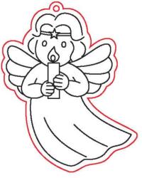 Penta collection Fafigura, 5 db/csomag - angyal 134