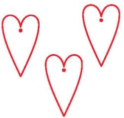 Penta collection Fafigura, 15 db/csomag - szivecske 324