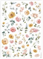 Stamperia A4 rizspapír csom. - Vadvirágok