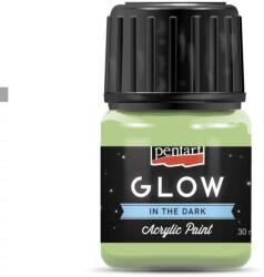 Pentart GLOW sötétben világító akrilfesték 30 ml zöld