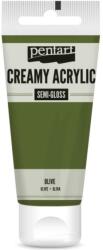 Pentart Krémes akrilfesték selyemfényű 60 ml olíva