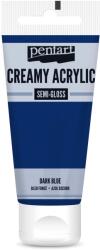 Pentart Krémes akrilfesték selyemfényű 200 ml sötétkék