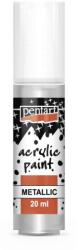 Pentart Metál akrilfesték 20 ml ezüst
