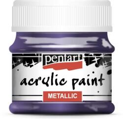 Pentart Metál akrilfesték 50 ml ezüstlila