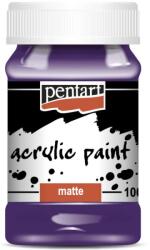 Pentart Matt akrilfesték 100 ml ametiszt