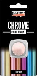 Pentart Rub-on pigment színes krómozott hatású 0, 5 g rózsaarany