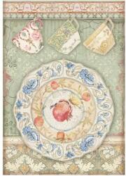 Stamperia A4 rizspapír csom. - Casa Granada csésze és tányér