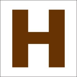 Penta collection Fabetű 45mm, 10 db/csomag H