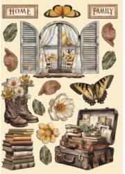 Stamperia Színes fafigurák A5 - Golden Harmony accessories