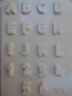 Penta collection Gipszkiöntő forma, normál - Betűk, számok (A-L , 1-6)
