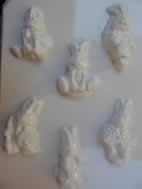 Penta collection Gipszkiöntő forma, normál - Nyuszik, 6 motívumos