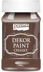 Pentart Dekor krétafesték 100 ml gesztenyebarna