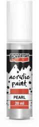 Pentart Gyöngyház akrilfesték 20 ml ezüst