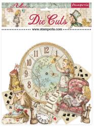 Stamperia Kivágott formák vegyesen - Alice a tükörben