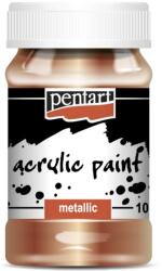 Pentart Metál akrilfesték 100 ml antikréz