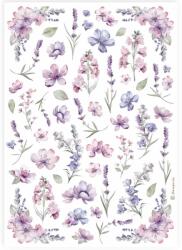 Stamperia A4 rizspapír csom. - Virágok