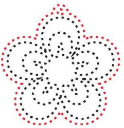 Penta collection Fafigura, 5 db/csomag - virág 57