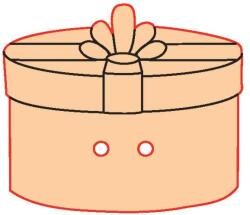 Penta collection Fafigura gomb 77 - ajándékdoboz 10 db/csomag