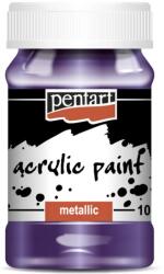 Pentart Metál akrilfesték 100 ml lila