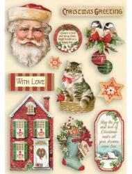 Stamperia Színes falap A5 - Klasszikus Karácsony