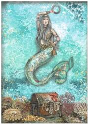 Stamperia A4 rizspapír csom. - Songs of the Sea mermaid