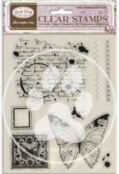 Stamperia Akril pecsételő cm 14x18 - Quiet Days butterfly