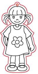 Penta collection Fafigura, 5 db/csomag - kislány 81