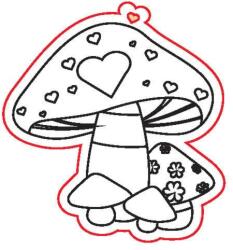 Penta collection Fafigura, 5 db/csomag - gomba 73