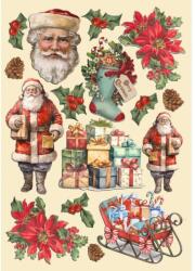 Stamperia Színes fafigurák A5 - Classic Christmas