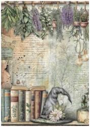 Stamperia A4 rizspapír csom. - Herbarium Silvae books