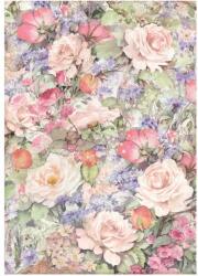 Stamperia A4 rizspapír csom. - Casa Granada virágok