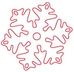 Penta collection Fafigura, 5 db/csomag - hópehely 336