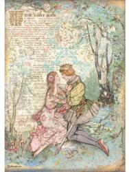 Stamperia A4 rizspapír csom. - Csipkerózsika szerelmesek