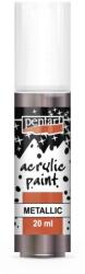 Pentart Metál akrilfesték 20 ml csillogó lila