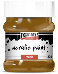 Pentart Matt akrilfesték 230 ml barna