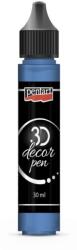 Pentart 3D dekortoll átlátszó 30 ml akvamarinkék