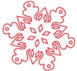 Penta collection Fafigura, 5 db/csomag - hópehely 337