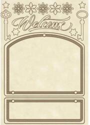 Stamperia Fa figura - A5 - Ajtódísz